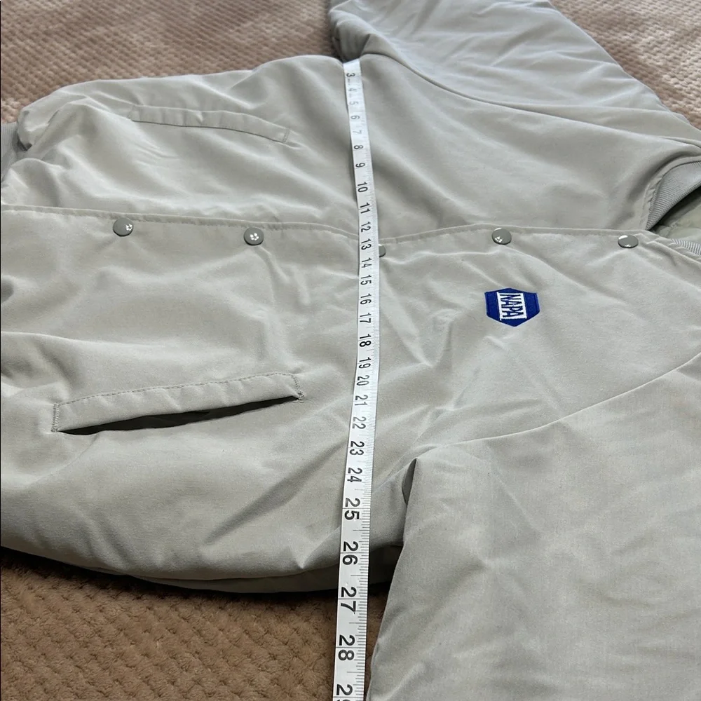 NAPA Gray Bomber Jacket Made in USA Size XL - Picture 3 of 8